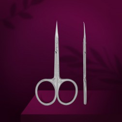 Professional Cuticle Scissors with hook Exclusive 23/2...