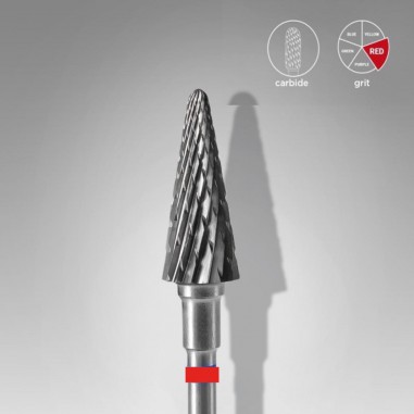 Cone Red 6mm/14 mm Carbide drill bit STALEKS