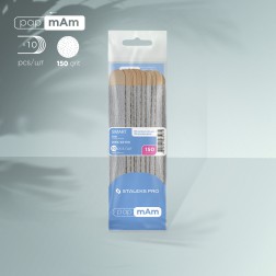 Disposable files papmAm on a wooden base Staleks Pro...