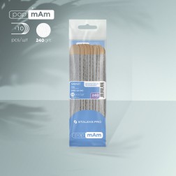 Disposable files papmAm on a wooden base Staleks Pro...