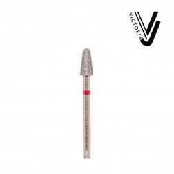 Cone 4.0 mm Red Cuticle Bit