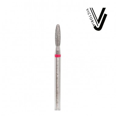 Flame Safety  Cuticle Bit 2.1mm Red