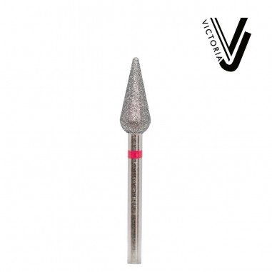 Pear 5.0 mm Red Cuticle Bit