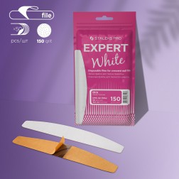 Disposable white files for crescent nail file EXPERT 42...