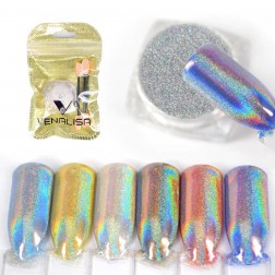 Powder Holographic Laser Rainbow Effect Nail 0.5g