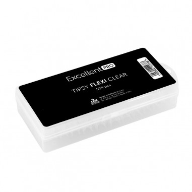 SQUARE Tipsy flexi clear 504pcs Excellent PRO