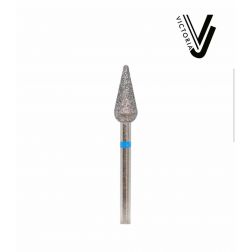 Pear 5.0 mm Blue Cuticle Bit