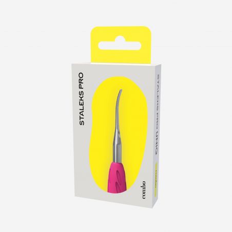 Narrow Toenail File with a Bent End Working part of the pusher Combo UNIQ 35 Staleks Pro