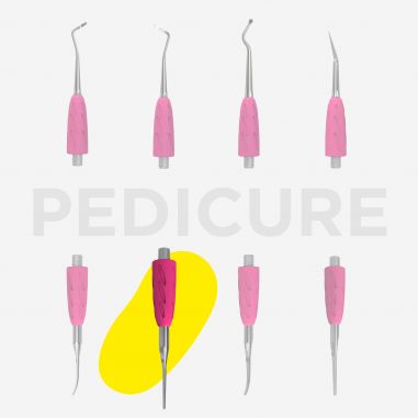 Straight Narrow Toenail File Working part of...