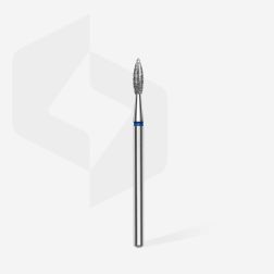 Flame Pointed Blue 2.3 mm/8 mm Diamond drill bit  STALEKS 2