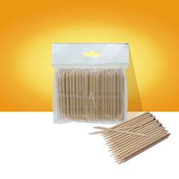 Orange Stick Wooden 75mm STALEKS PRO 100 pcs