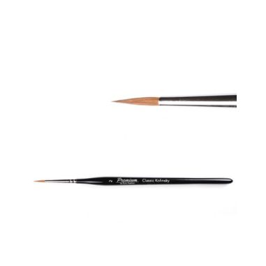 Nail Art 2 Kolinsky Brush Premium by Euro Fashion