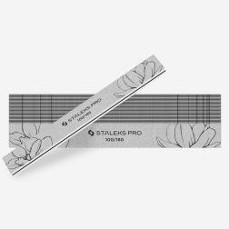 Straight Nail File 100/180 grit 25 pcs EXPERT 20  Staleks...