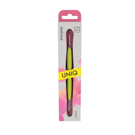 Pusher Slanted and Ring with Silicone handle “Gummy” UNIQ 11/2 Staleks Pro