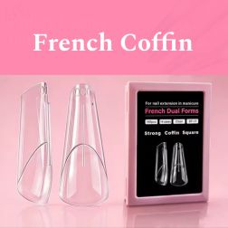 Line French Coffin Modern Almond Dual Forms Box 140pcs