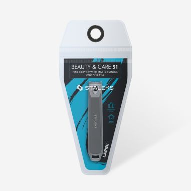 Nail Clipper Large Matte Handle BEAUTY & CARE...