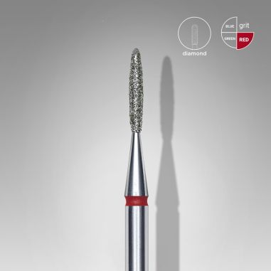 Flame Red 1.4 mm/8 mm Diamond drill bit...