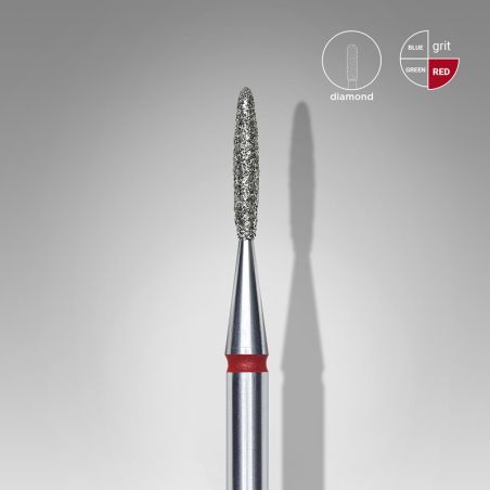 Flame Red 1.4 mm/8 mm Diamond drill bit  STALEKS Pro