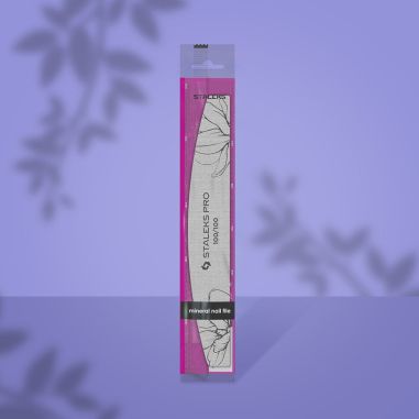 Safety Half Moon Nail File 100/100 grit 1pcs...
