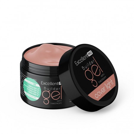 Builder Gel COVER LIGHT Thixotropy 50g Excellent PRO