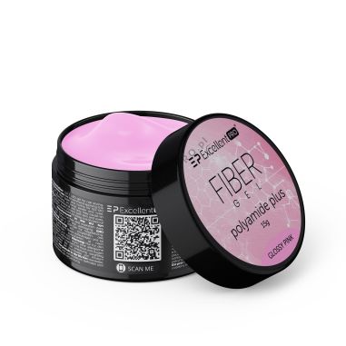 Fiber Gel GLOSSY PINK Polyamide Plus 50g...
