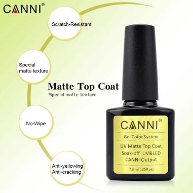 Matt Top Coat 7.3ml Canni