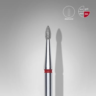 Bud Red 1.8 mm/4 mm Diamond drill bit  STALEKS