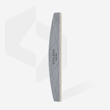 Half Moon Nail File 180/180 grit 25 pcs SMART 40 Staleks Pro