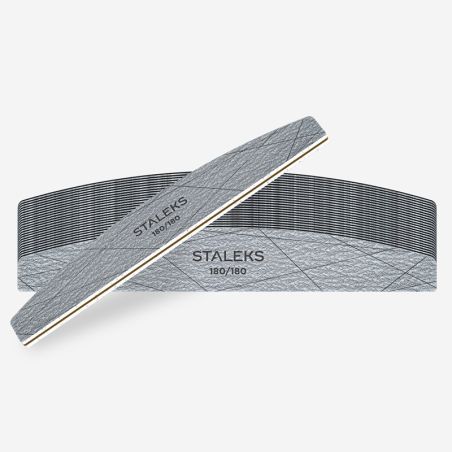 Half Moon Nail File 180/180 grit 25 pcs SMART 40 Staleks Pro